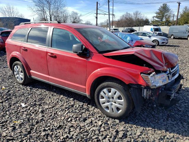 3C4PDCAB4KT865340 - 2019 DODGE JOURNEY SE RED photo 4