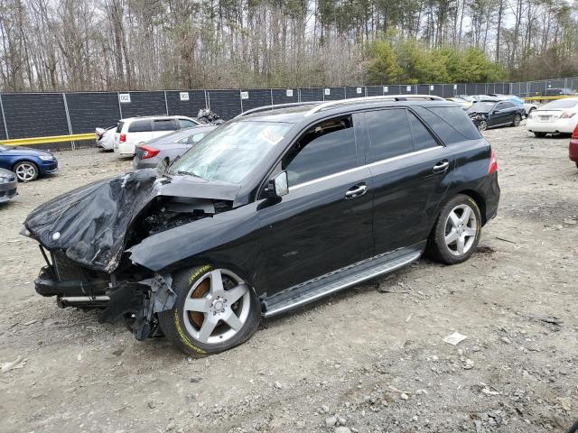 4JGDA5HBXEA350427 - 2014 MERCEDES-BENZ ML 350 4MATIC BLACK photo 1