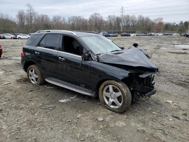 4JGDA5HBXEA350427 - 2014 MERCEDES-BENZ ML 350 4MATIC BLACK photo 4
