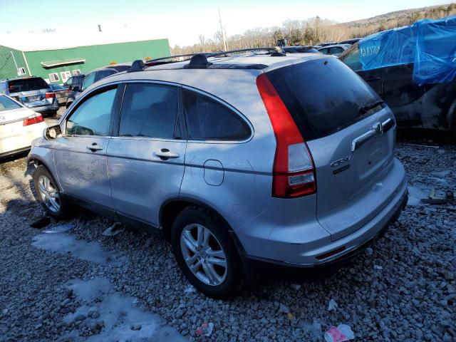 5J6RE4H78AL064508 - 2010 HONDA CR-V EXL SILVER photo 2