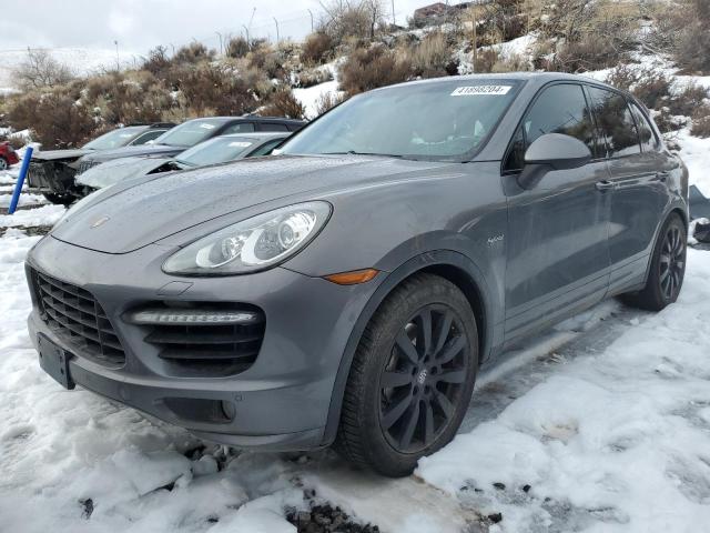 WP1AE2A26CLA92086 - 2012 PORSCHE CAYENNE S HYBRID GRAY photo 1