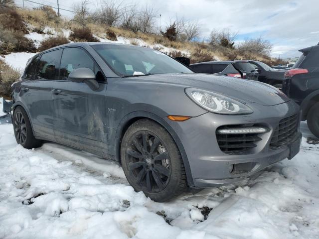 WP1AE2A26CLA92086 - 2012 PORSCHE CAYENNE S HYBRID GRAY photo 4