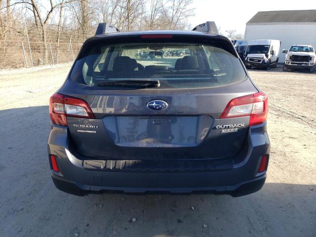 4S4BSAAC4H3305704 - 2017 SUBARU OUTBACK 2.5I GRAY photo 6