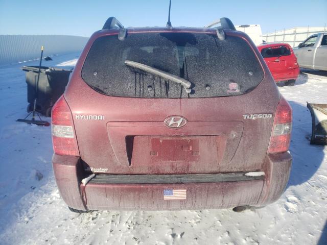 KM8JM12B95U119612 - 2005 HYUNDAI TUCSON GL MAROON photo 6