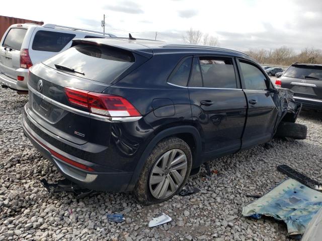 1V26C2CA6LC203185 - 2020 VOLKSWAGEN ATLAS CROS SE Черный фото 3
