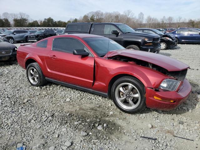 1ZVFT80N275211366 - 2007 FORD MUSTANG BURGUNDY photo 4