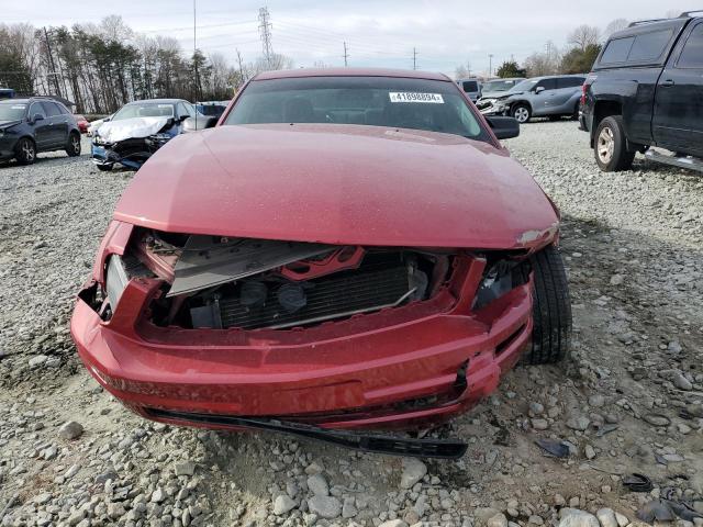 1ZVFT80N275211366 - 2007 FORD MUSTANG BURGUNDY photo 5