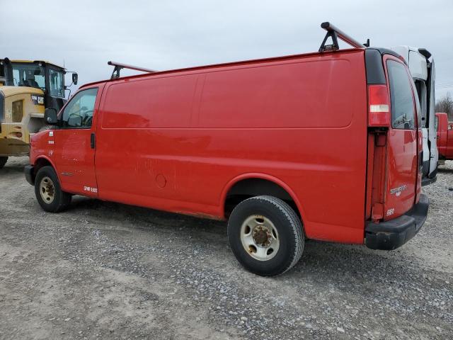 1GTHG39U731175611 - 2003 GMC SAVANA G3500 RED photo 2