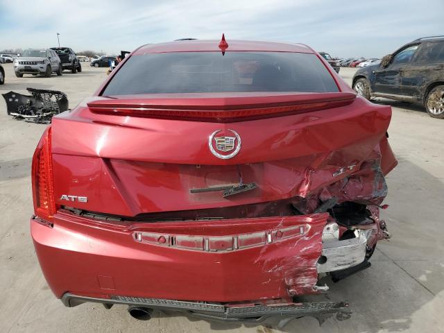 1G6AA5RX4D0124165 - 2013 CADILLAC ATS RED photo 6