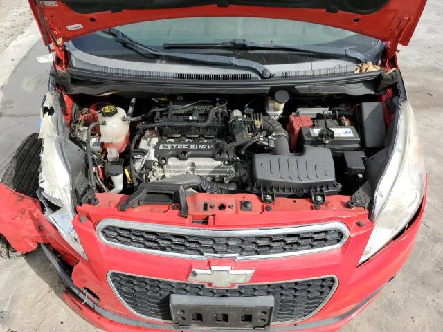 KL8CF6S97DC510241 - 2013 CHEVROLET SPARK 2LT RED photo 11