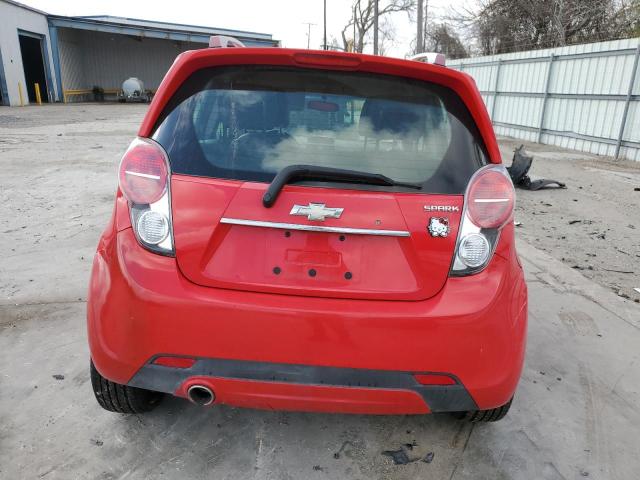 KL8CF6S97DC510241 - 2013 CHEVROLET SPARK 2LT RED photo 6