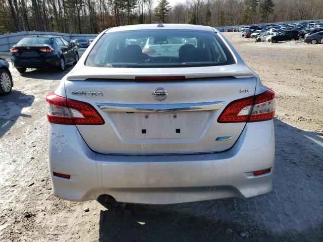 3N1AB7AP8EY318015 - 2014 NISSAN SENTRA S SILVER photo 6