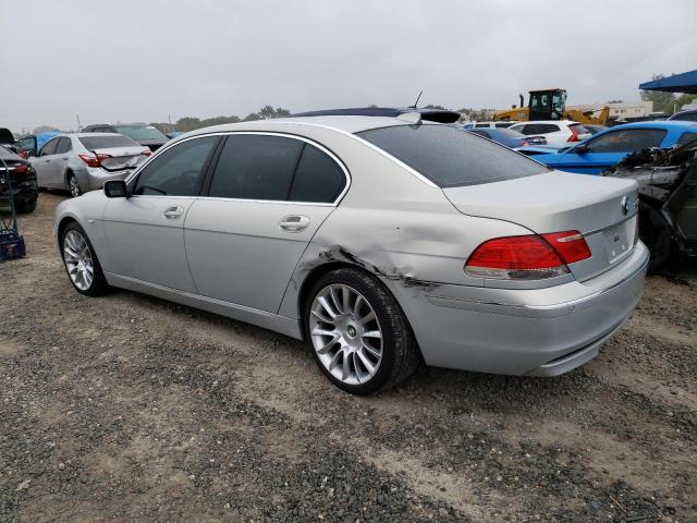 WBAHN83557DT70645 - 2007 BMW 750 SILVER photo 2