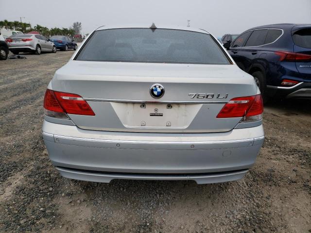 WBAHN83557DT70645 - 2007 BMW 750 SILVER photo 6