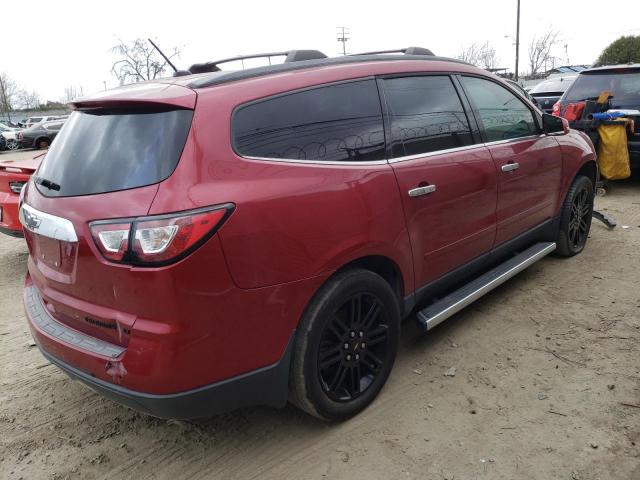 1GNKRGKD4EJ316484 - 2014 CHEVROLET TRAVERSE LT RED photo 3