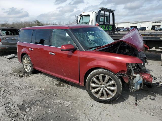 2FMGK5D8XEBD03083 - 2014 FORD FLEX LIMITED RED photo 4