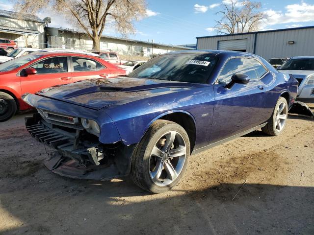 2C3CDZAT0FH703038 - 2015 DODGE CHALLENGER SXT BLUE photo 1