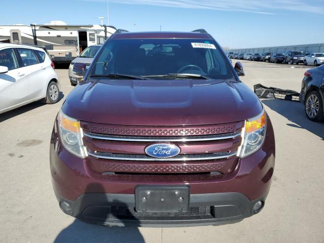 1FMHK8F85BGA57583 - 2011 FORD EXPLORER LIMITED BURGUNDY photo 5