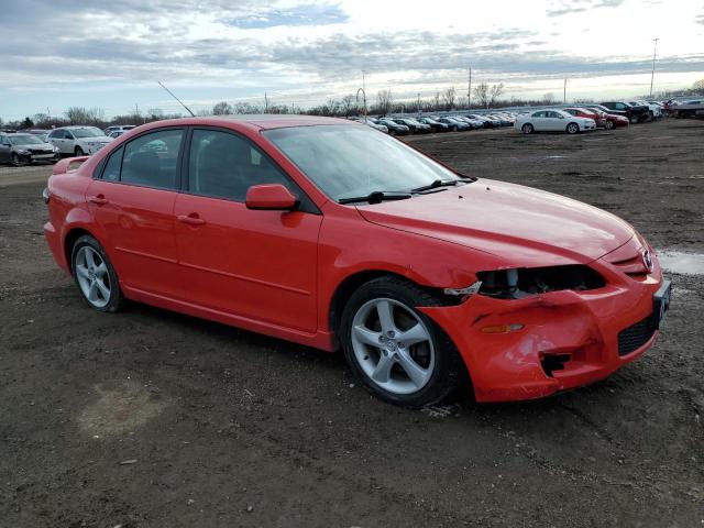 1YVHP84D665M47657 - 2006 MAZDA 6 S RED photo 4