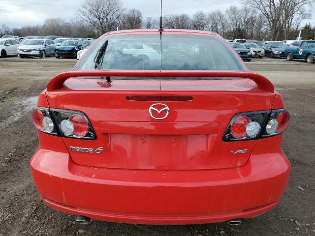 1YVHP84D665M47657 - 2006 MAZDA 6 S RED photo 6