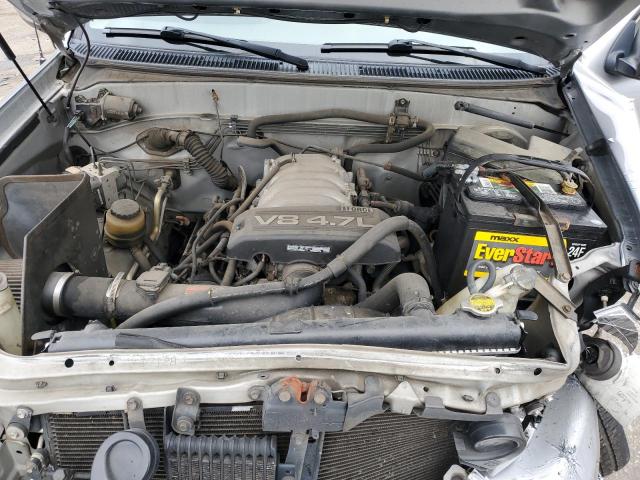 5TBRT34144S444268 - 2004 TOYOTA TUNDRA ACCESS CAB SR5 SILVER photo 11