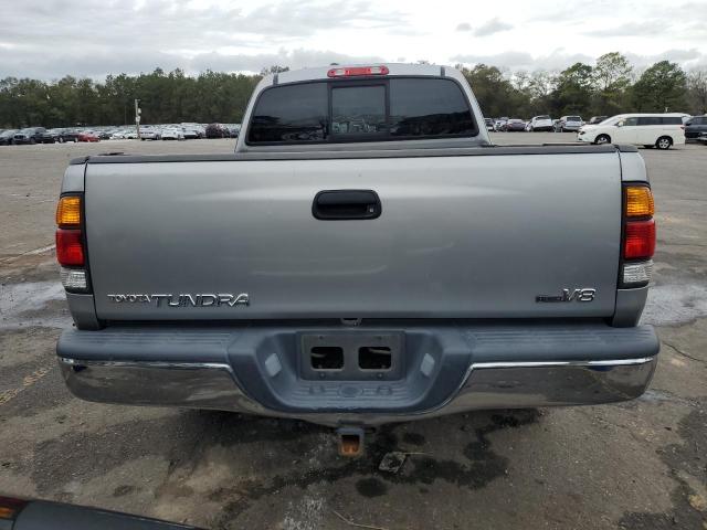 5TBRT34144S444268 - 2004 TOYOTA TUNDRA ACCESS CAB SR5 SILVER photo 6