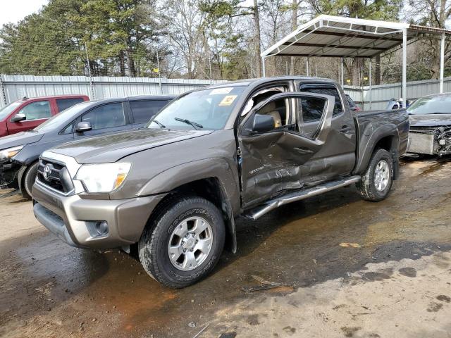 5TFJX4GN6EX031468 - 2014 TOYOTA TACOMA DOUBLE CAB GRAY photo 1