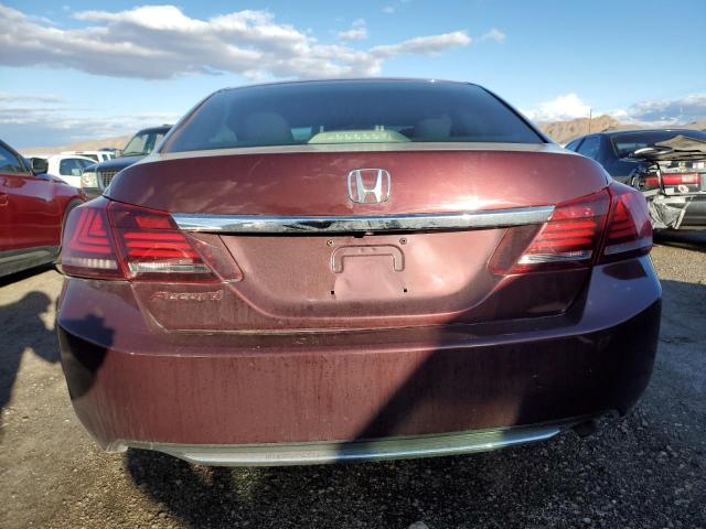 1HGCR2F38EA173087 - 2014 HONDA ACCORD LX BURGUNDY photo 6