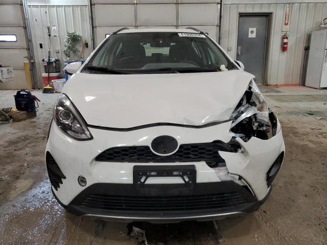 JTDKDTB3XJ1606682 - 2018 TOYOTA PRIUS C WHITE photo 5