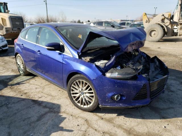 1FADP3N25EL405145 - 2014 FORD FOCUS TITANIUM BLUE photo 4