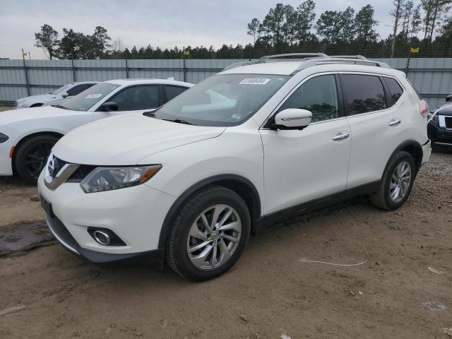 5N1AT2MT1EC868618 - 2014 NISSAN ROGUE S WHITE photo 1