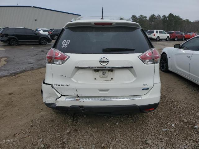 5N1AT2MT1EC868618 - 2014 NISSAN ROGUE S WHITE photo 6