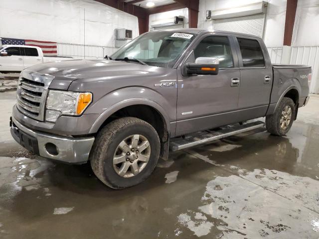 1FTFW1ET6DKE39859 - 2013 FORD F150 SUPERCREW GRAY photo 1