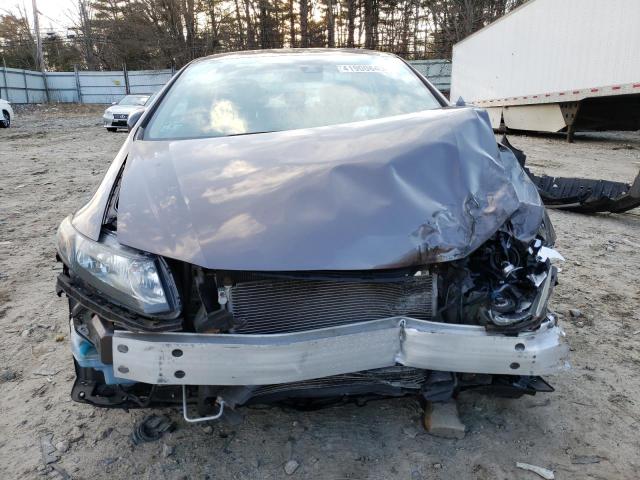 19XFB4F34EE001311 - 2014 HONDA CIVIC HYBRID L GRAY photo 5