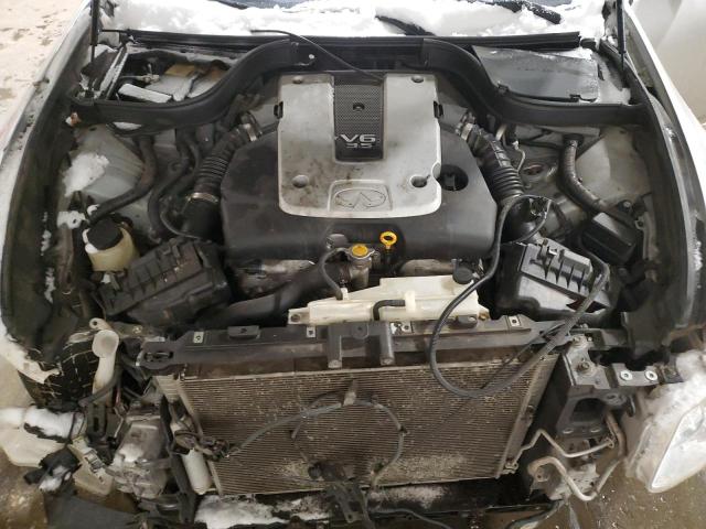 JNKBV61F58M262129 - 2008 INFINITI G35 SILVER photo 11