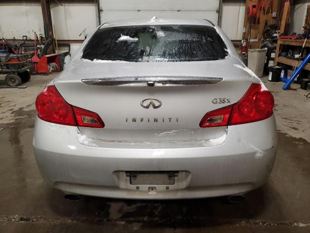 JNKBV61F58M262129 - 2008 INFINITI G35 SILVER photo 6