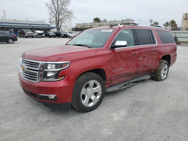 1GNSKKKC7FR260669 - 2015 CHEVROLET SUBURBAN K1500 LTZ RED photo 1