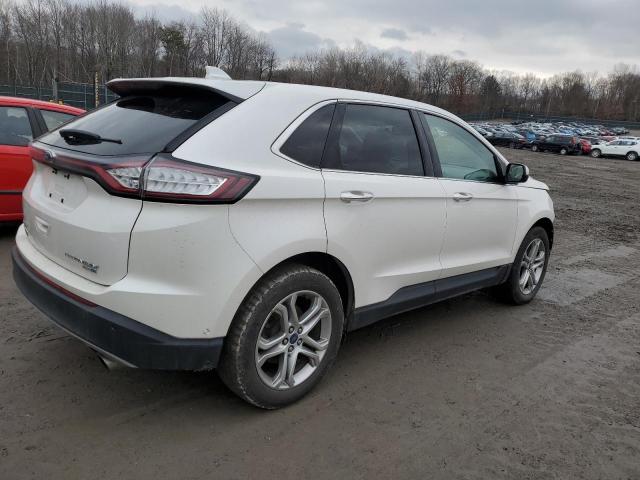 2FMPK4K91FBB40816 - 2015 FORD EDGE TITANIUM WHITE photo 3