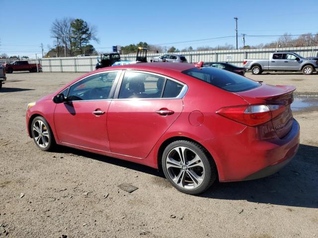 KNAFX4A85G5545364 - 2016 KIA FORTE EX RED photo 2