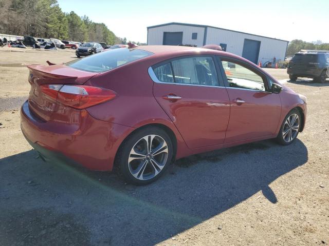 KNAFX4A85G5545364 - 2016 KIA FORTE EX RED photo 3