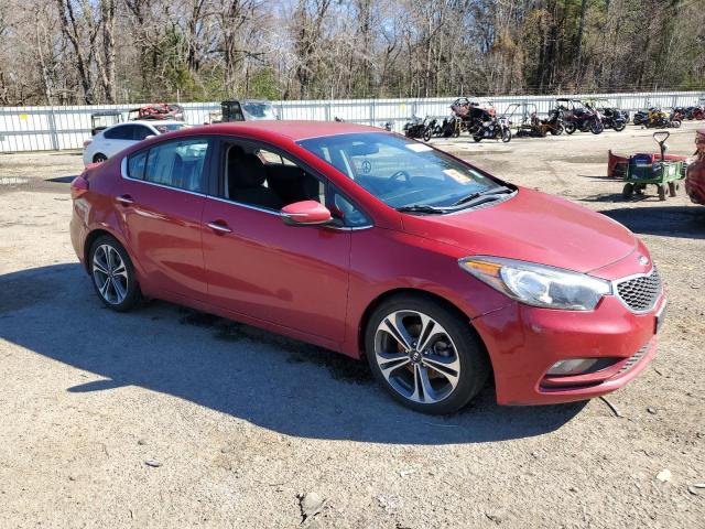 KNAFX4A85G5545364 - 2016 KIA FORTE EX RED photo 4