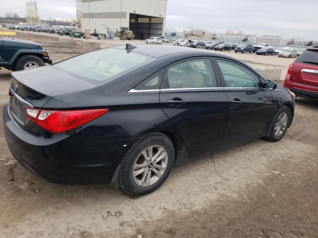 5NPEB4AC2DH621698 - 2013 HYUNDAI SONATA GLS BLACK photo 3