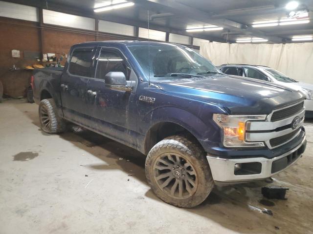 1FTEW1E51JFA51858 - 2018 FORD F150 SUPERCREW BLUE photo 4