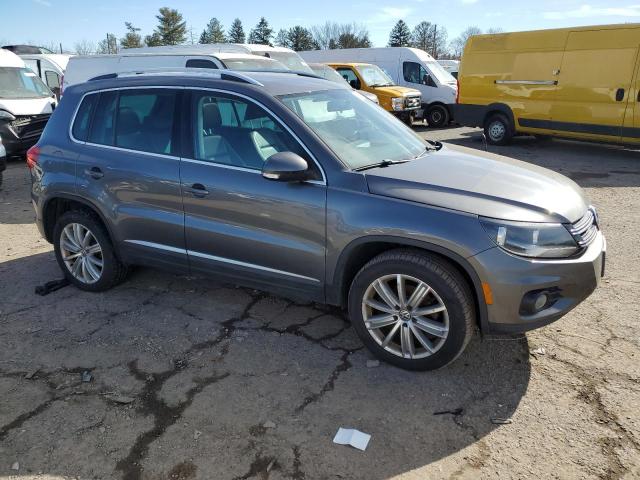 WVGBV7AX9CW092852 - 2012 VOLKSWAGEN TIGUAN S GRAY photo 4