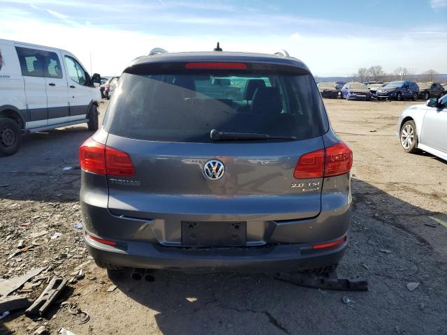 WVGBV7AX9CW092852 - 2012 VOLKSWAGEN TIGUAN S GRAY photo 6