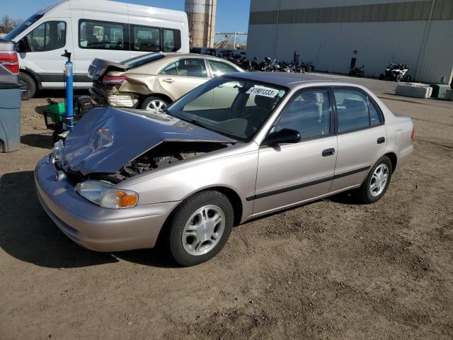 1Y1SK54852Z412358 - 2002 CHEVROLET GEO PRIZM BASE BEIGE photo 1