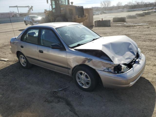 1Y1SK54852Z412358 - 2002 CHEVROLET GEO PRIZM BASE BEIGE photo 4