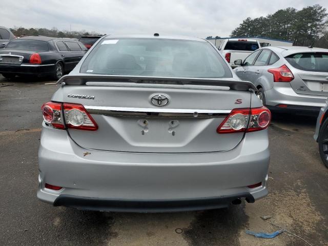 2T1BU4EE5DC953100 - 2013 TOYOTA COROLLA BASE SILVER photo 6