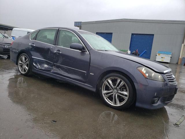 JNKBY01E68M500047 - 2008 INFINITI M45 BASE GRAY photo 4