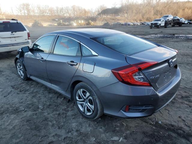 19XFC2F56HE225848 - 2017 HONDA CIVIC LX GRAY photo 2